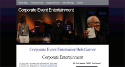 Desktop Screenshot of corporateevententertainment.biz